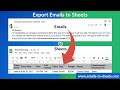 Export Emails to Google Sheets by cloudHQ