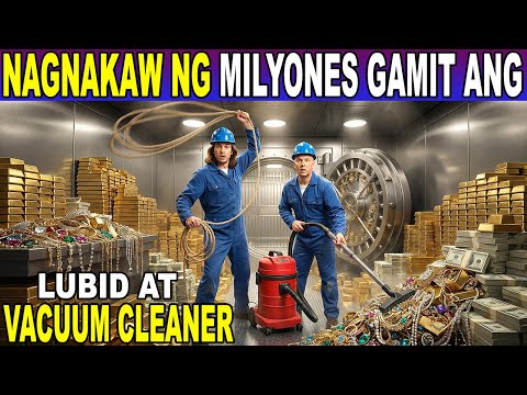 PANO SILA NAGNAKAW ng MILYON-MILYON GAMIT ang LUBID at VACUUM CLEANER