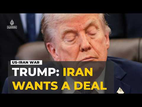 Trump says US and Iran holding talks despite continued strikes