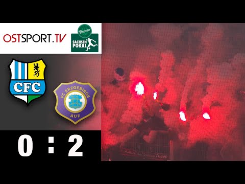 Pyro, Böller und KEINE Pokalsensation! Chemnitz - Aue | Sachsenpokal