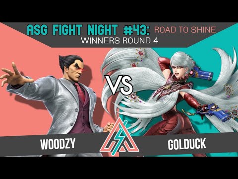 ASG 43: Road to Shine WINNERS ROUND 3 - Woodzy (Mii Brawler/Kazuya) vs Golduck (Bayonetta)