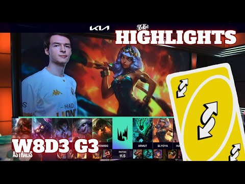 Astralis vs Mad Lions - Highlights | Week 8 Day 3 S11 LEC Spring 2021 | AST vs MAD