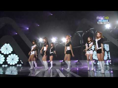101204 SNSD Hoot GB@ Music Core (HD)