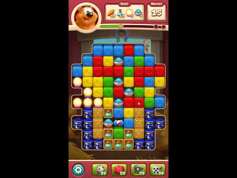 Toon Blast Level 5104 - NO BOOSTERS 🐻🐺🐱 | SKILLGAMING ✔️