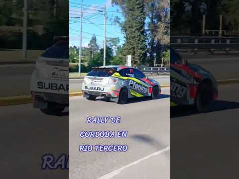 RALLY EN RIO TERCERO CÓRDOBA ARGENTINA