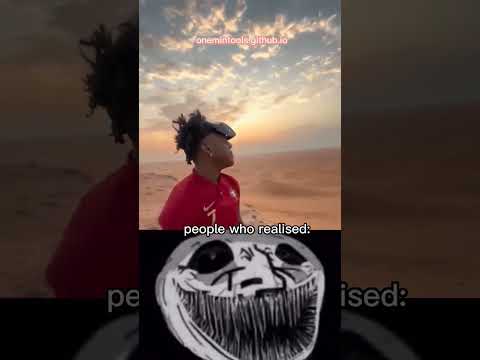 Jinn Caught In Desert ISHOWSPEED ! 🤡⚡ #ishowspeed #speed #shorts