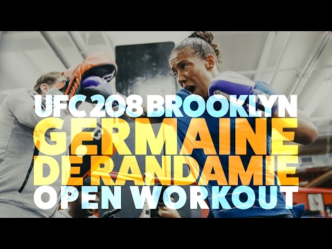 Germaine de Randamie UFC 208 Open Workout Video