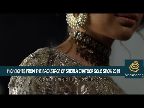 Highlights from the Backstage of Shehla Chatoor Solo Show 2019, Aks by Shehla Chatoor