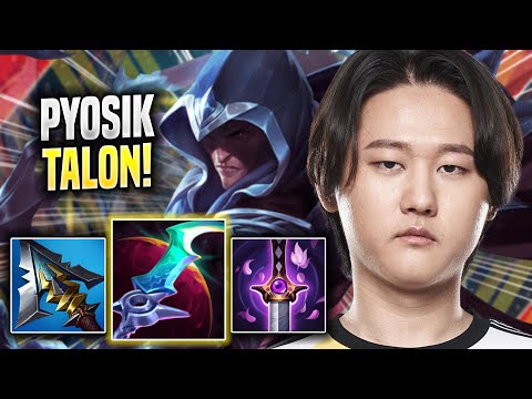 PYOSIK LITERALLY GOD MODE WITH TALON! - DRX Pyosik Plays Talon JUNGLE vs Kayn! | Season 2022