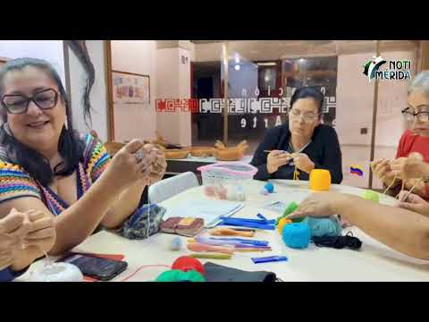 🧶🎨 Fundecem inició con éxito el taller de Tejido de Ganchillo