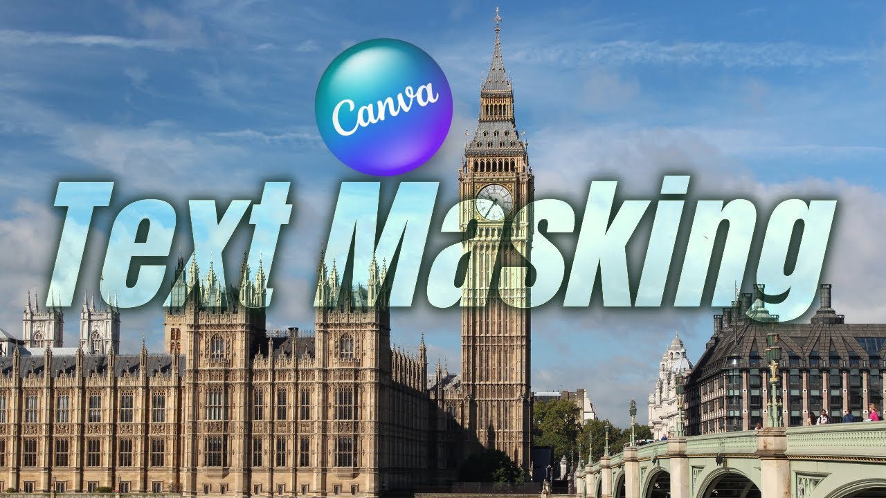 Canva QnA Text masking Tutorial | Typography Art