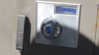 HOW TO OPEN Sentry floor safe with lost combination,  re-purpose repair reuse