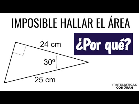 ÁREA TRIÁNGULO RECTÁNGULO IMPOSIBLE. Matemáticas Básicas