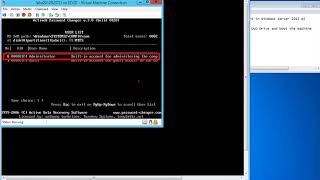 Reset the Admin Windows User Password in Windows Server 2012 / R2 Using Hiren Boot?