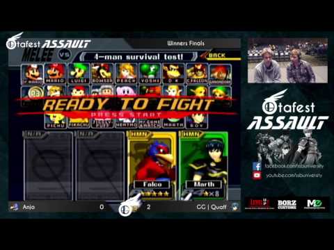 Otafest Assault 4 Melee Top 3 - Feat Alphicans, Exodia, 2ManyCooks, Jams (Part 1)