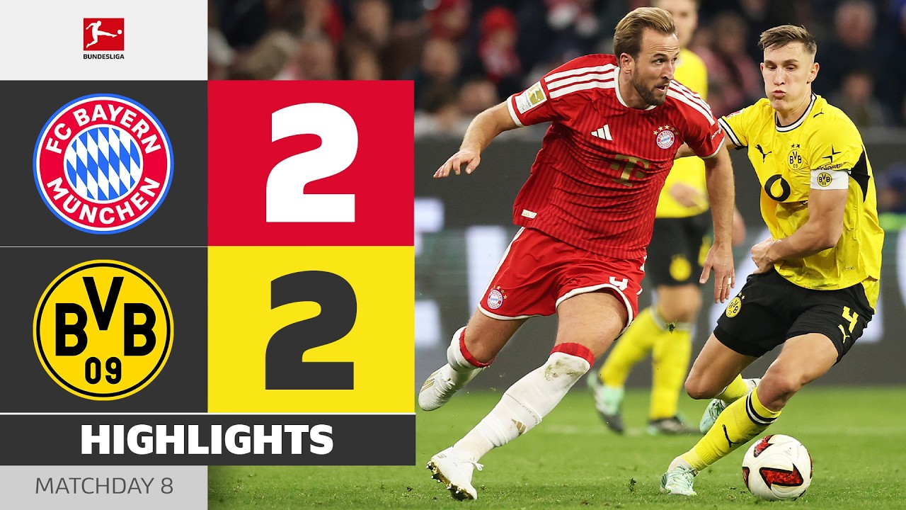 Penalty Miss And DRAMA! | FC BAYERN - BORUSSIA DORTMUND | Highlights | Matchday 8 – Bundesliga