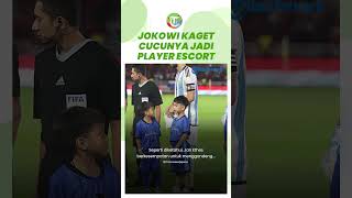 Presiden Jokowi Terkejut Lihat Cucunya, Jan Ethes, Digandeng Kiper Argentina Tahu tahu Dampingi