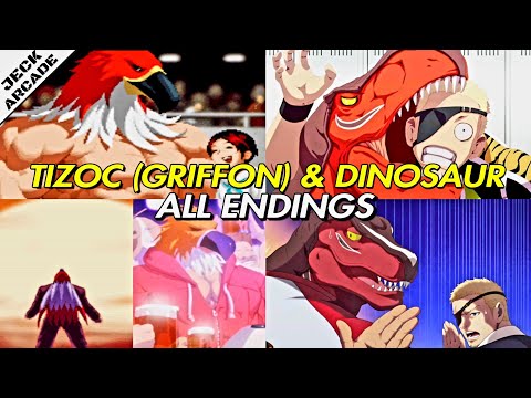 All Endings - Tizoc (グリフォンマスク) and King of Dinosaurs