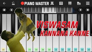 Kannana Kanne - Viswasam  Tamil Piano Tutorial  Pe