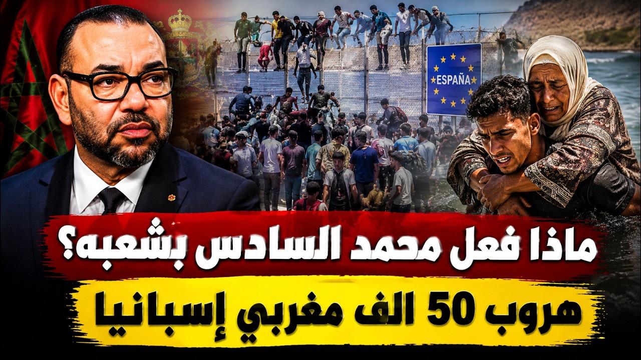 السر وراء الهروب الجماعي من المغرب نحو سبتة .. إسبانيا تستنجد و أوروبا ترتعد