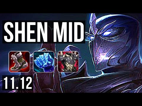SHEN vs KATARINA (MID) | 3.3M mastery, 3100+ games, 11/5/16 | NA Master | v11.12
