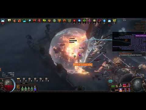POE 3.21 - Blazing Salvo Immortal Inquisitor - T16 100% DELIRIUM