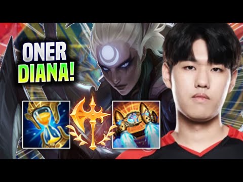 ONER IS SO CLEAN WITH DIANA! - T1 Oner Plays Diana Jungle vs Viego! | Season 2022