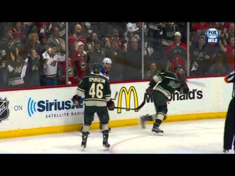 Steve Ott`s Roughing penalty and Misconduct - 10 min on Scandella and Spurgeon