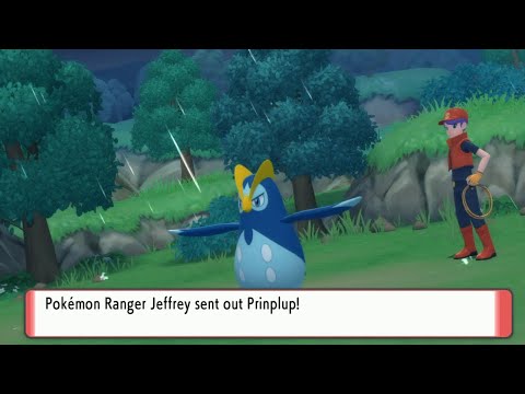 How to find a trainer with Prinplup #8. Pokemon brilliant diamond & shining pearl BDSP