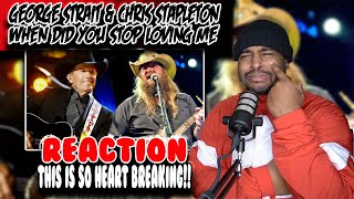 George Strait &amp; Chris Stapleton ( When Did You Stop Loving Me ) | Reaction