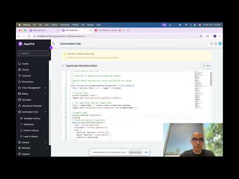 Alga PSA: Workflow System Preview