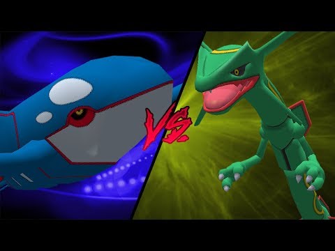 Minecraft: Ponte Pokemon - KYOGRE VS RAYQUAZA