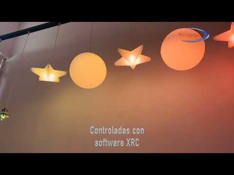 LED PIXEL Orbis Spheres, Estrellas y Diamantes