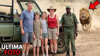 Os últimos momentos da família Hutchinson sendo devorada por leões durante um safári na África