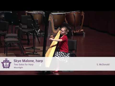 Skye Malone, harp (Stars & Moonlight by S. McDonald)
