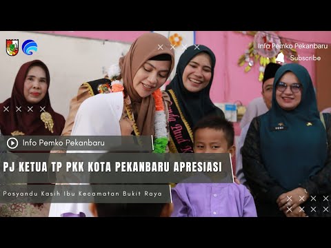 Pj Ketua TP PKK Kota Pekanbaru Apresiasi Posyandu Kasih Ibu Kecamatan Bukit Raya