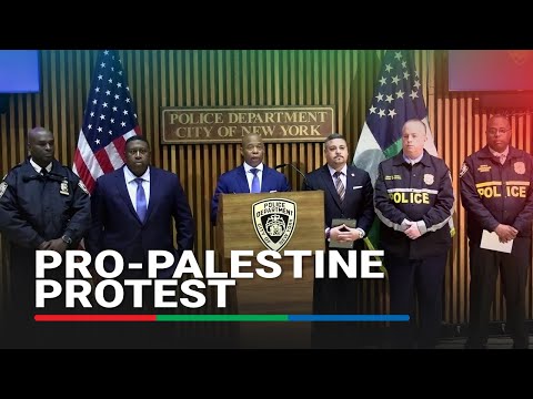 Over 100 pro-Palestinian protesters arrested at New York's Columbia University