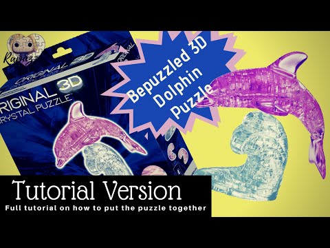 Bepuzzled 3d Crystal Puzzle Dolphin Tutorial Version