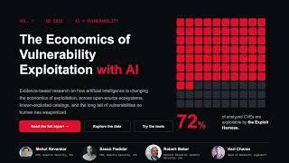 The Economics of Vulnerability Exploitation with AI
