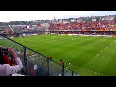 Ultimo minuto della gara Benevento - Lecce (3-0) di sabato 30 aprile 2016