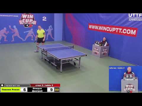 Павлюк Роман 3-2 Птицын Дмитрий Турнир Восток 2 WIN CUP 23.03.2021. Прямой эфир Зал 2.