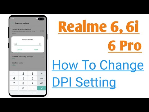 Realme 6, 6i, 6 Pro How To Change DPI, Display Size, Gamer's Setting