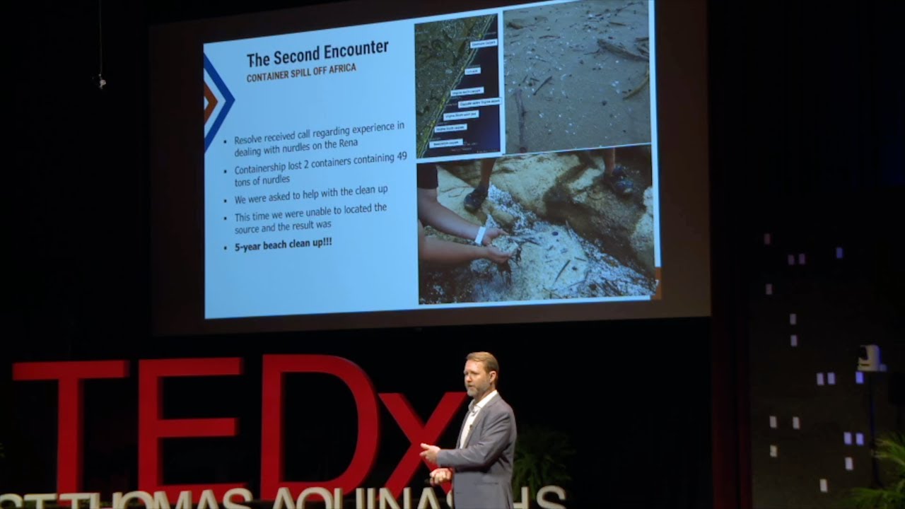 Tackling nurdle pollution | Joseph Farrell III | TEDxStThomasAquinasHS