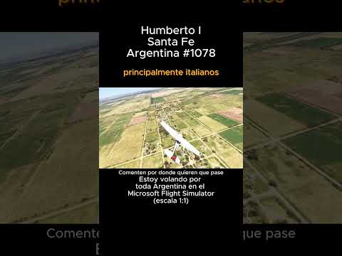 Humberto I, Santa Fe desde el Microsoft Flight Simulator #humbertoI #santafe #msfs #argentina