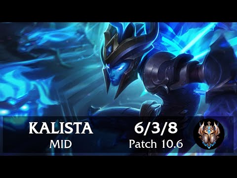Kalista Mid vs Zoe | Pinoy Challenger Replay Patch 10.6