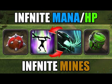 Infinite Mana Abuse - Infinite Techies Mines | Dota 2 Ability draft