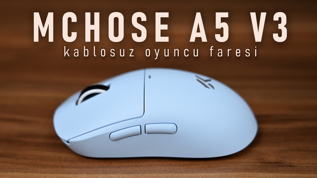 MCHOSE A5 v3 - Kablosuz Oyuncu Faresi