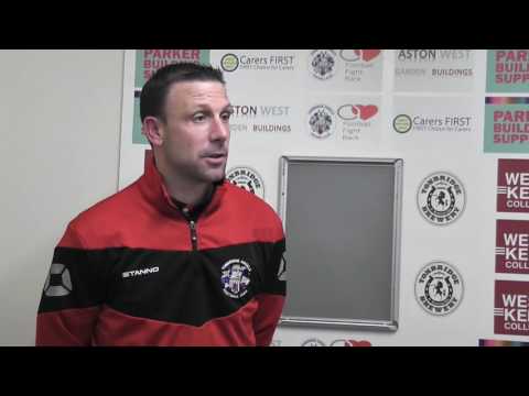 TONBRIDGE ANGELS VS KINGSTONIAN. FA TROPHY Replay PM  Interviews 15/11/2016