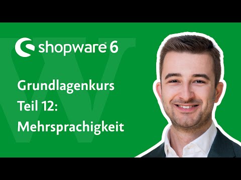 Shopware 6 Kurs Grundlagen Teil 12: Mehrsprachigkeit
