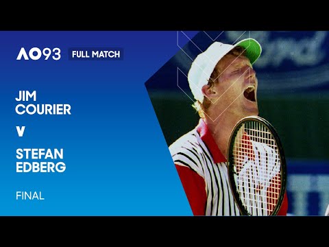 Jim Courier v Stefan Edberg Full Match | Australian Open 1993 Final